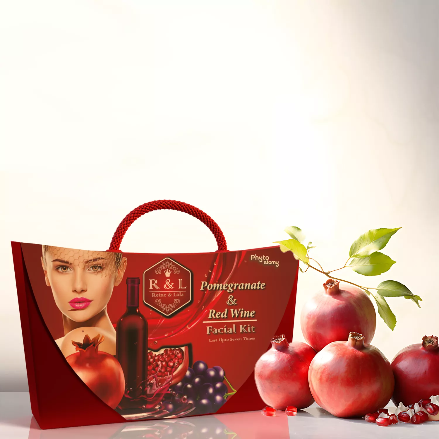 R & L Pomegranate & Red Wine Facial Kit